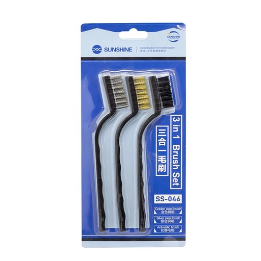 [SS-046] Set de 3 Cepillos Sunchine