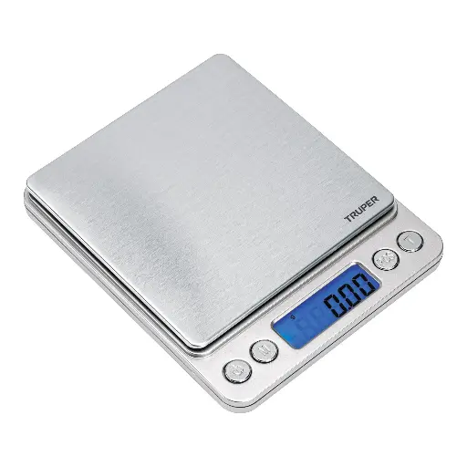 [BASE-05B] Base-05b Báscula Digital de Precisión de Bolsillo 500g, TRUPER