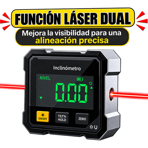 [PT180R] Nivel Inclinometro Digital Laser Batería Recargable