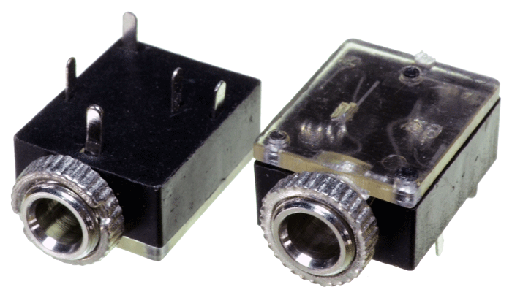 [BD-3522] Jack Estereo 3.5mm con Rosca para PCB 3 Pines