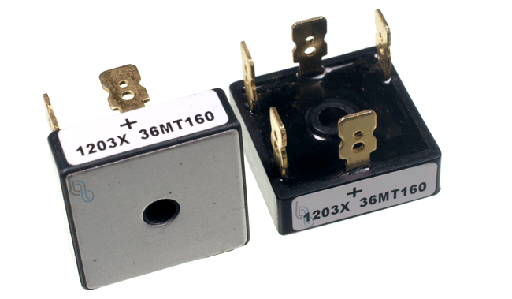 [36MT160] Puente de Diodos Trifásico 1600V 35A Encapsulado D-34A