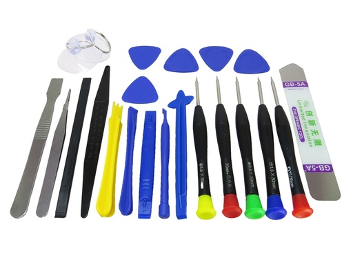 [22in1-AA] Destornilladores de Reparación y Kit de Herramientas Plásticas de Apertura de Pantalla de Teléfonos Móviles 22 en 1