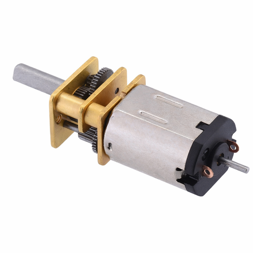 [12GA6V300SP] Micro Motor DC con Caja Reductora Metálica Tipo N20 6VDC 400RPM + Eje Pololu