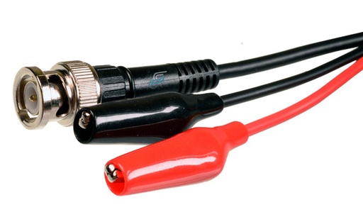 [P45BNC] Cable BNC a Cocodrilos para Generador de Funciones