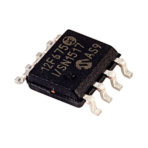 [PIC12F675-I/SN] Microcontrolador MCU 1.75KB 64 RAM 6 I/O SMD SOIC 8 150mil