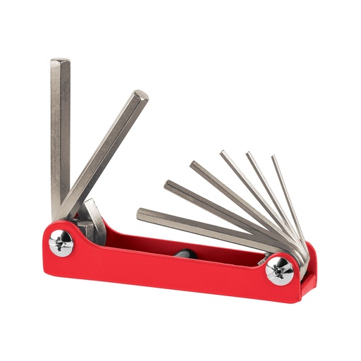 [ALL-8P] Juego de 8 Llaves Allen STD Tipo Navaja, Cuerpo de Lámina 15556