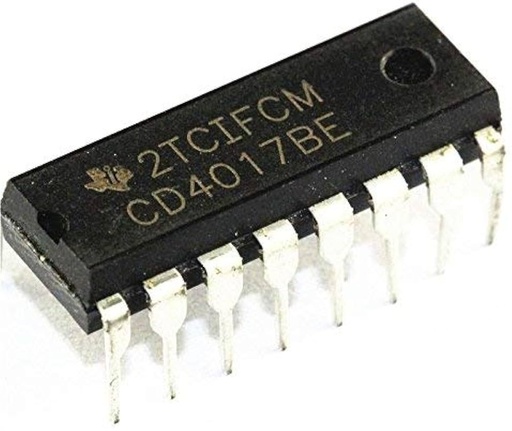 [CD4017] Divisor/Contador de Cada DIP 16 Circuito