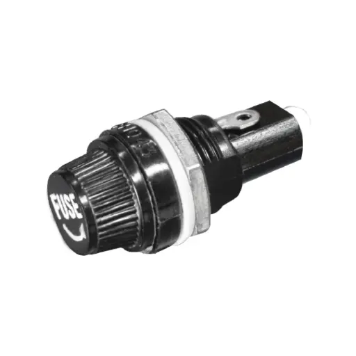 [FH043-5X20LQ] Portafusible de Panel para Fusible Europeo de 5x20mm