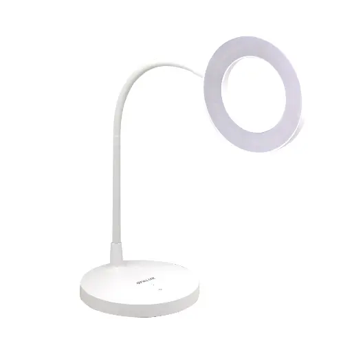 [OP-8849LA] OP-8849LA Lampara De Escritorio Recargable "OPALUX" 20W 40 Led 3CCT 