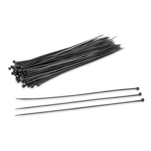 [CCT-48300B] CCT-48300B Cintillos Nylon 300X4.8Mm Color Negro "OPALUX" Paquete de 100 Unid.