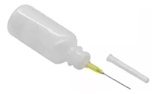 [PE-50] Dispensador con Aguja Botella Plastico para Alcohol Isop.