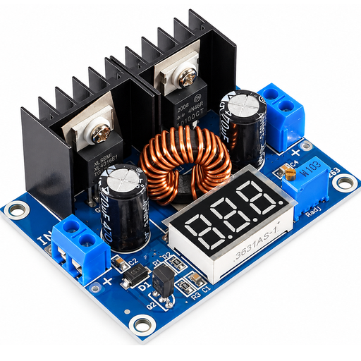 [XL4016-8DIS] XL4016-8DIS Conversor DC-DC Step down de 8 Amperios Ajustable con Display