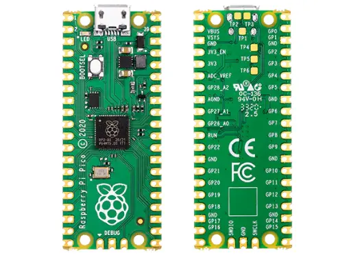 [RP2040] Raspberry RP2040 Zero, Placa de Desarrollo, Doble Núcleo Cortex M0+ 2MB Flash 