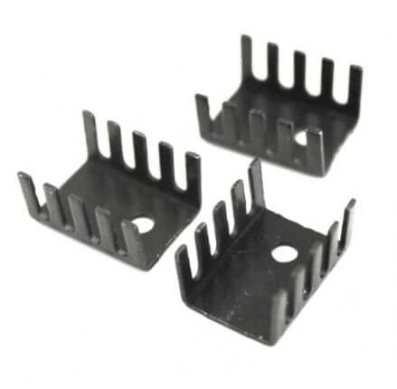 [DIS-201] Disipador de Aluminio TO220 Negro