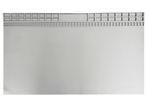 [MAT-9Gris] Base de Soldadura de Jebe Siliconado, Mesa de Trabajo con Aislamiento para Soldar de 70x40cm (Gris)