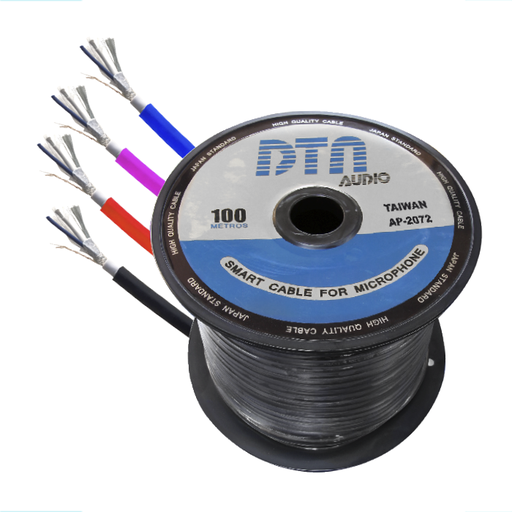 [AP-2072] Cable de Micrófono Stereo con Malla Daytona