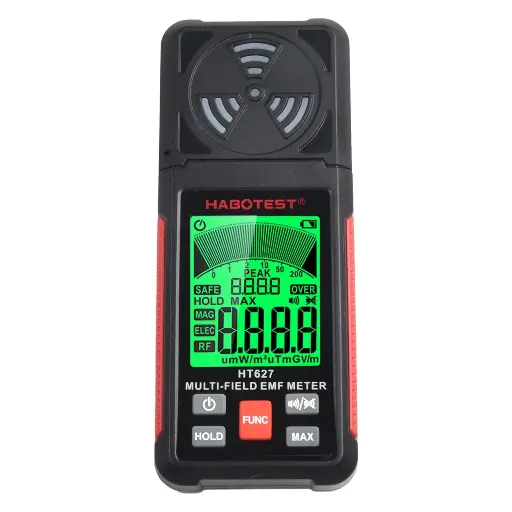 [HT627] Detector de Radiación de Campo Electromagnético, Medidor EMF HABOTEST 