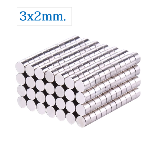 [MAG-3DX2] Iman de Neodimio Circular de 3mm x 2mm