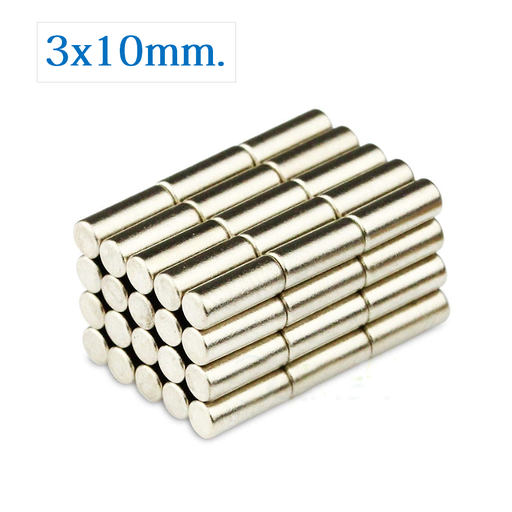 [MAG-3DX10] Iman de Neodimio Circular de 3mm x 10mm