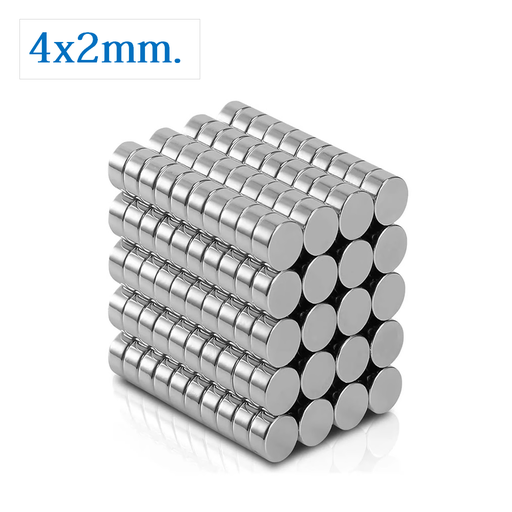 [MAG-4DX2] Iman de Neodimio Circular de 4mm x 2mm