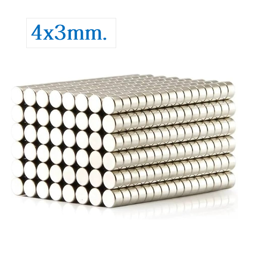 [MAG-4DX3] Iman de Neodimio Circular de 4mm x 3mm