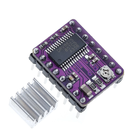 [DRV8825] Driver de Motor de Pasos Bipolar Corriente Máxima 2.5 AMP a 24 VDC 