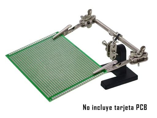 [BS-06] Soporte de Tarjetas PCB con Pinzas, Base para Soldar/Reparación con Cocodrilo JM-060