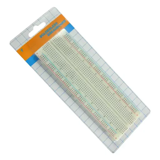 [AJ-PT02] Protoboard Blanco 830 Puntos Con Lamina