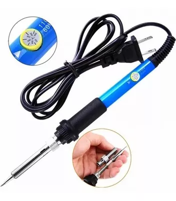 [CA-60W] Cautin Eléctrico Temperatura Ajustable, 220V, 60W 