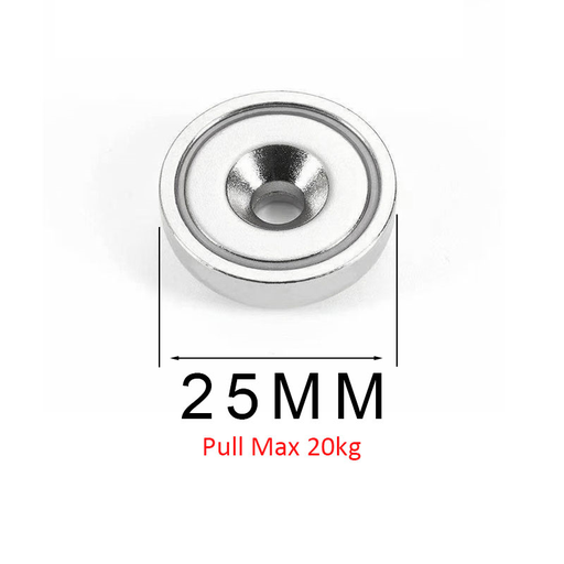 [MAG-25] Fuerte Iman de Neodimio Pesca 13Kg 