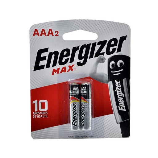 [AAA-BP2] Pilas Alcalinas AAA Energyzer Max Par