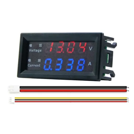 [M4430] M4430 Voltímetro Amperímetro DC 200V 10 AMP 4 Dígitos 