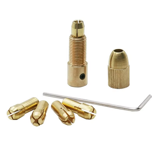 [CHUCK-3.17] Juego de Mini Portabrocas, Mandril Pequeño Eje 3.17mm