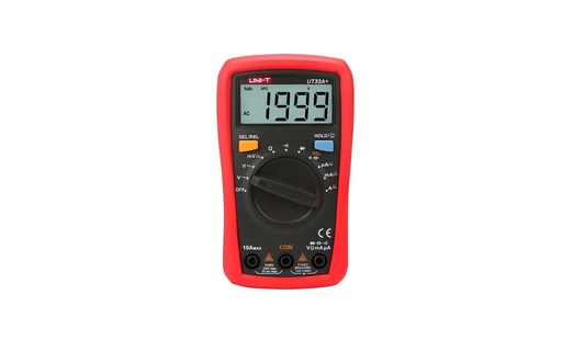 [UT33A+] Multimetro Digital Auto Rango con Capacimetro UNI-T -F