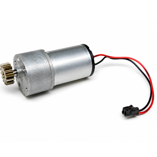 [SM-2738] Motor DC 12V con Reductor y Eje 24 Dientes 49-208250-000B Reacondicionado