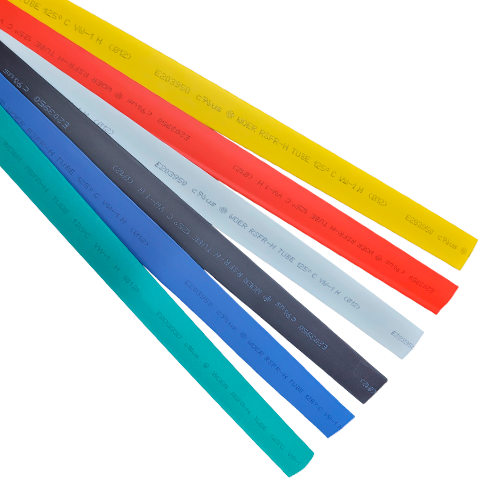 [F32-3MM-YE] 1 Metro Manga, Tubo Termorectractil de 3 mm (2:1) Amarillo