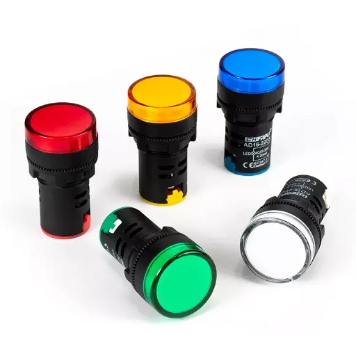 [AD22-220G] Indicador Luminoso de LEDS para Panel 220VAC 20mA Verde