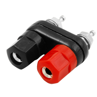 [NB-420HRN] Jack Banana Doble Rojo Negro Chasis