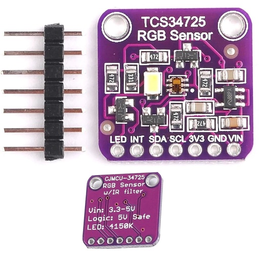 [TCS34725] TCS34725 Sensor de Color RGB Modulo para Arduino CJMCU-34725