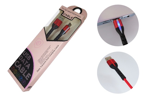 [C3AL] Cable USB a C 3A para cargador de Celular de 1metro