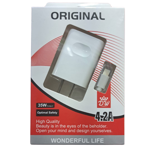 [TCC0322] Cargador DW 35W 4.2A Inc. Cable C  