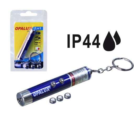 [OP-2094] Puntero Laser 2 En 1 Con Linterna Llavero