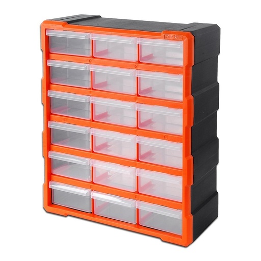 [GAB-18] Organizador Termoplástico 18 Gavetas Grandes Vertical