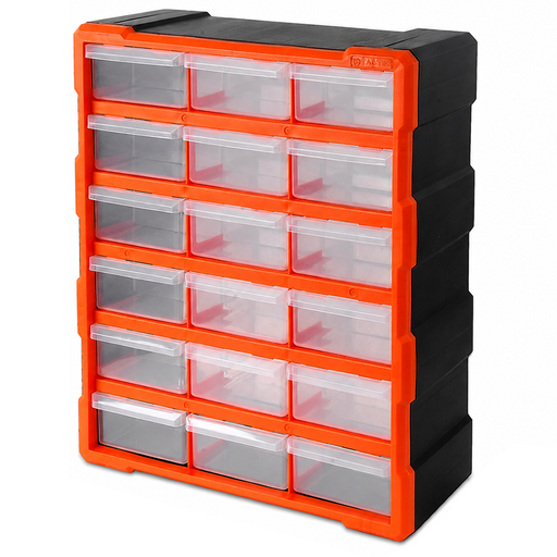 [GAB-18G] Organizador Termoplástico 18 Gavetas Grandes Vertical