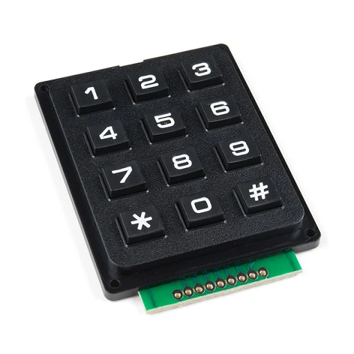 [KEY-3X4-PCB] Teclado Matricial 3×4 de Botones – 12 dígitos 