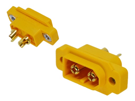 [XT60E-M] Conector Macho XT60E Amass para Drones, Baterías, etc.