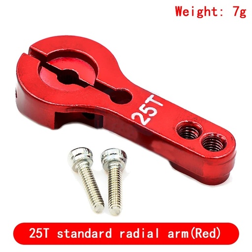 [25T] Brazo Balancín Metálico 25T para Servos MG995 / MG996R / MG946R