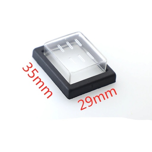 [KCD4-T] Cubierta Protectora Impermeable KCD4 para Interruptores 25x31mm Transparente