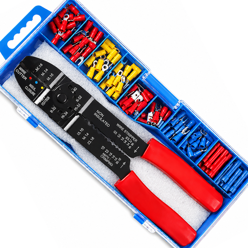 [SK-29] Kit de Herramienta Crimper + Terminales Eléctricos Aislados (85 conectores) SK-29 8 SHE.K