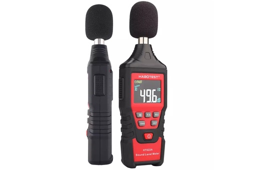 [HT622A] Sonometro Digital, Medidor de Nivel de Ruido Display HABOTEST